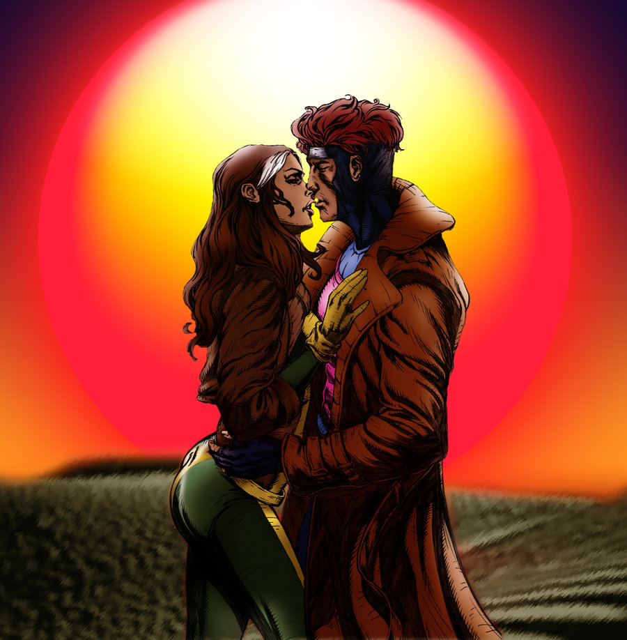 Gambit And Rogue Love Story HD Wallpaper Background Image