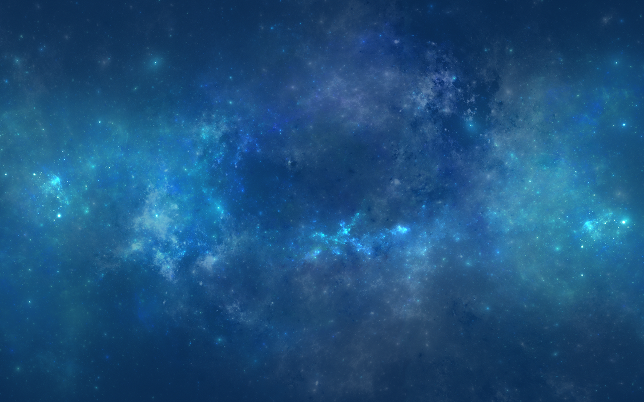 Wallpaper Blue Drawings And Paintings Space Nebulae Stars 4k
