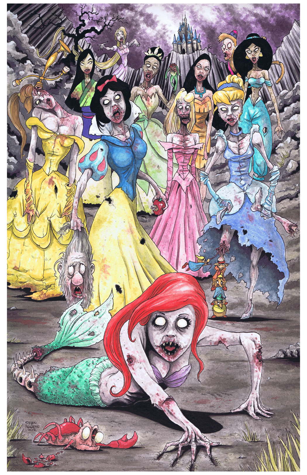 Disney Princess Image Zombies Xo O HD Wallpaper