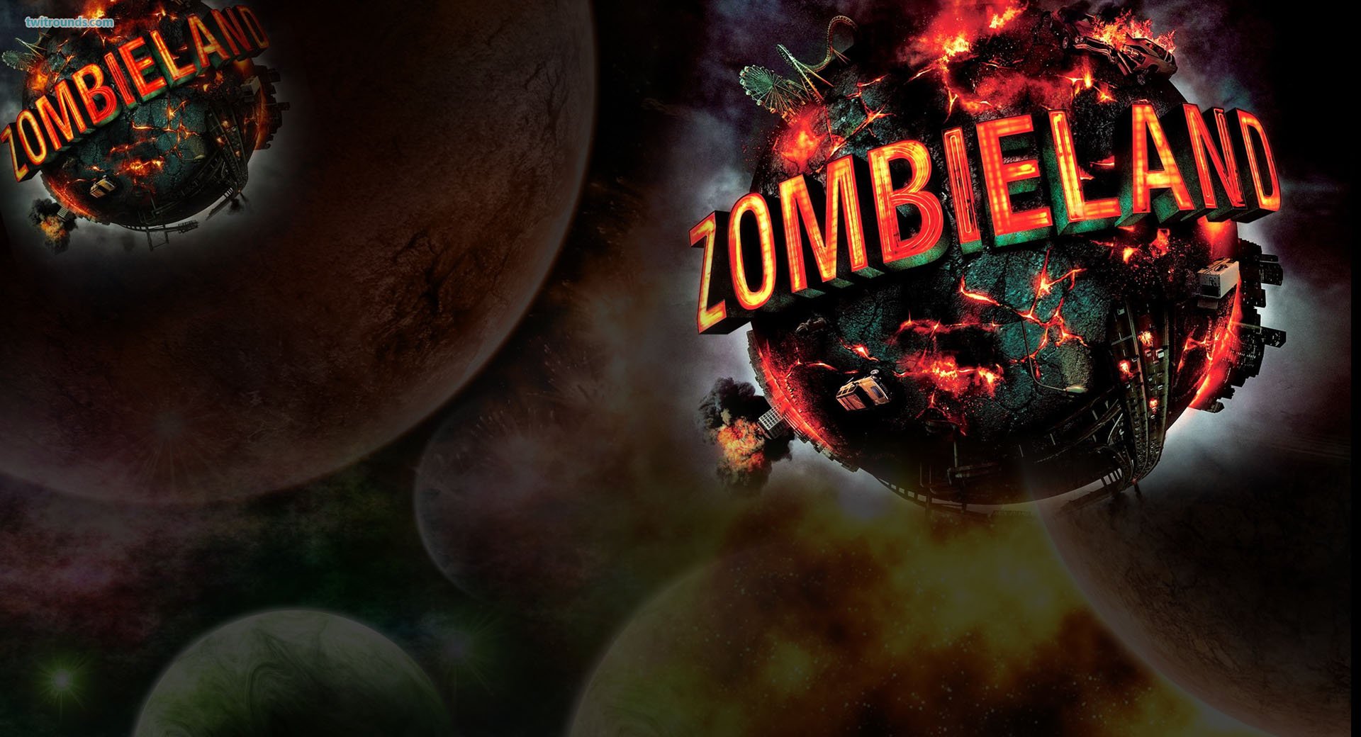 Zombieland Edy Horror Dark Action Poster D Wallpaper