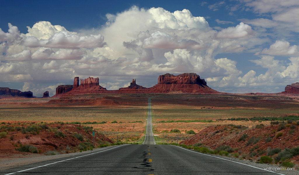 Download Arizona Road Widescreen WallpaperFree Wallpaper