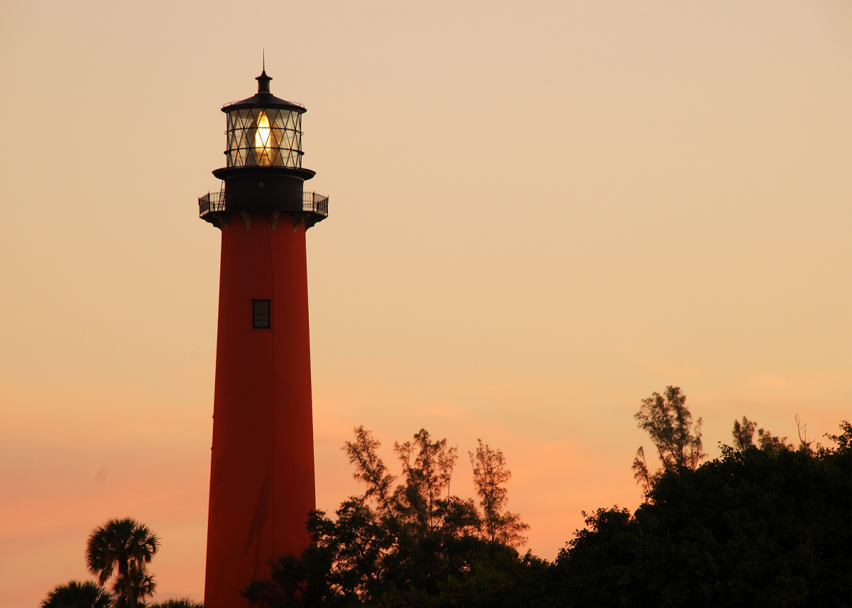 Wallpaper Lighthouses At Sunset HD Background Desktop
