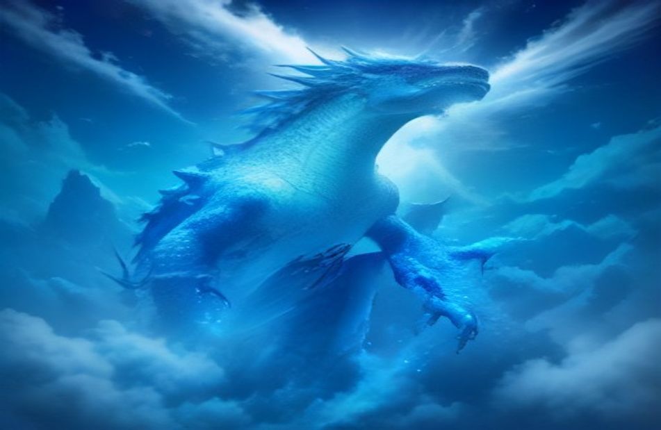 Blue Eyes White Dragon Wallpaper