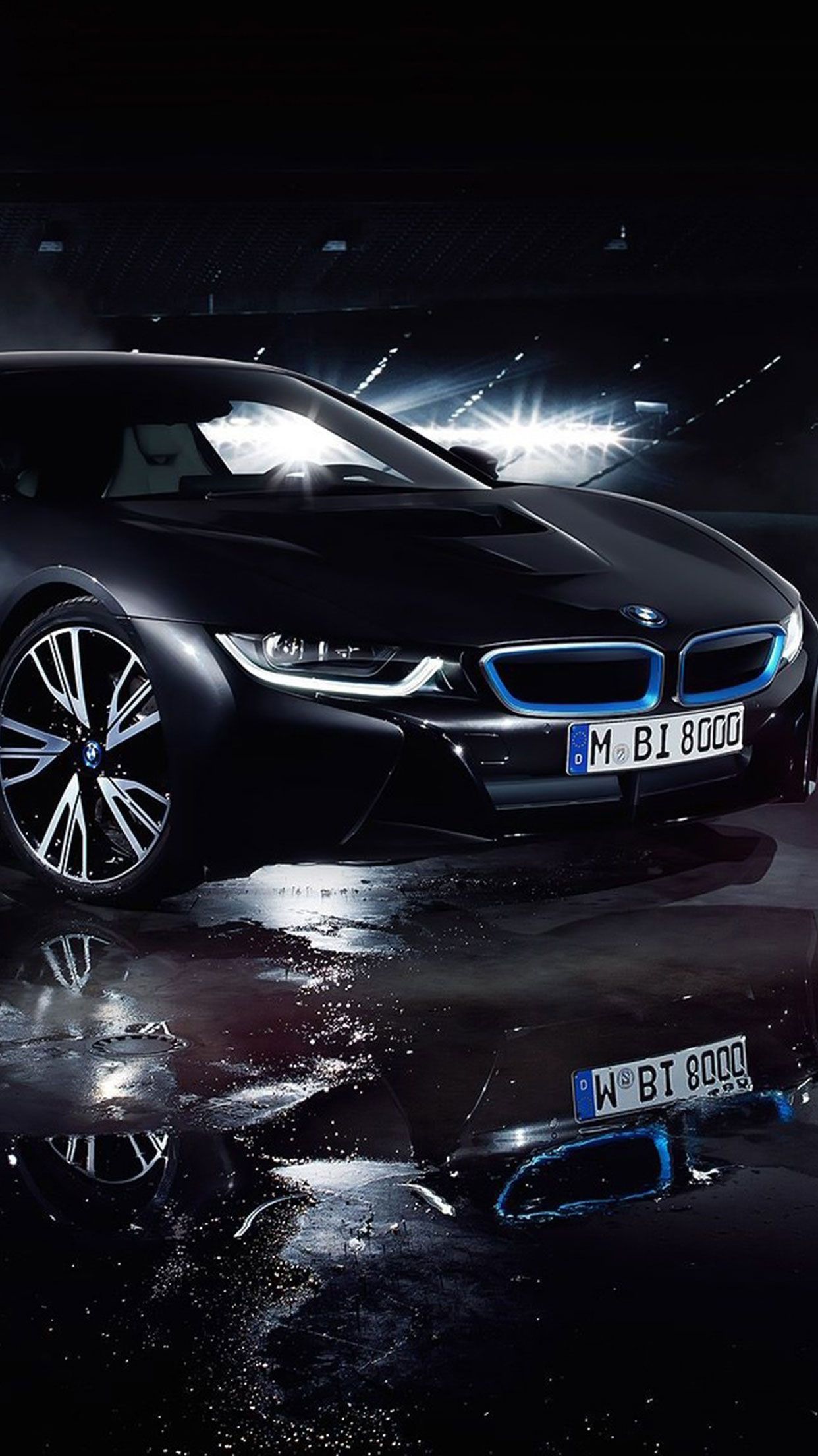 Black Bmw i8 Car Wallpaper For Iphone And Android