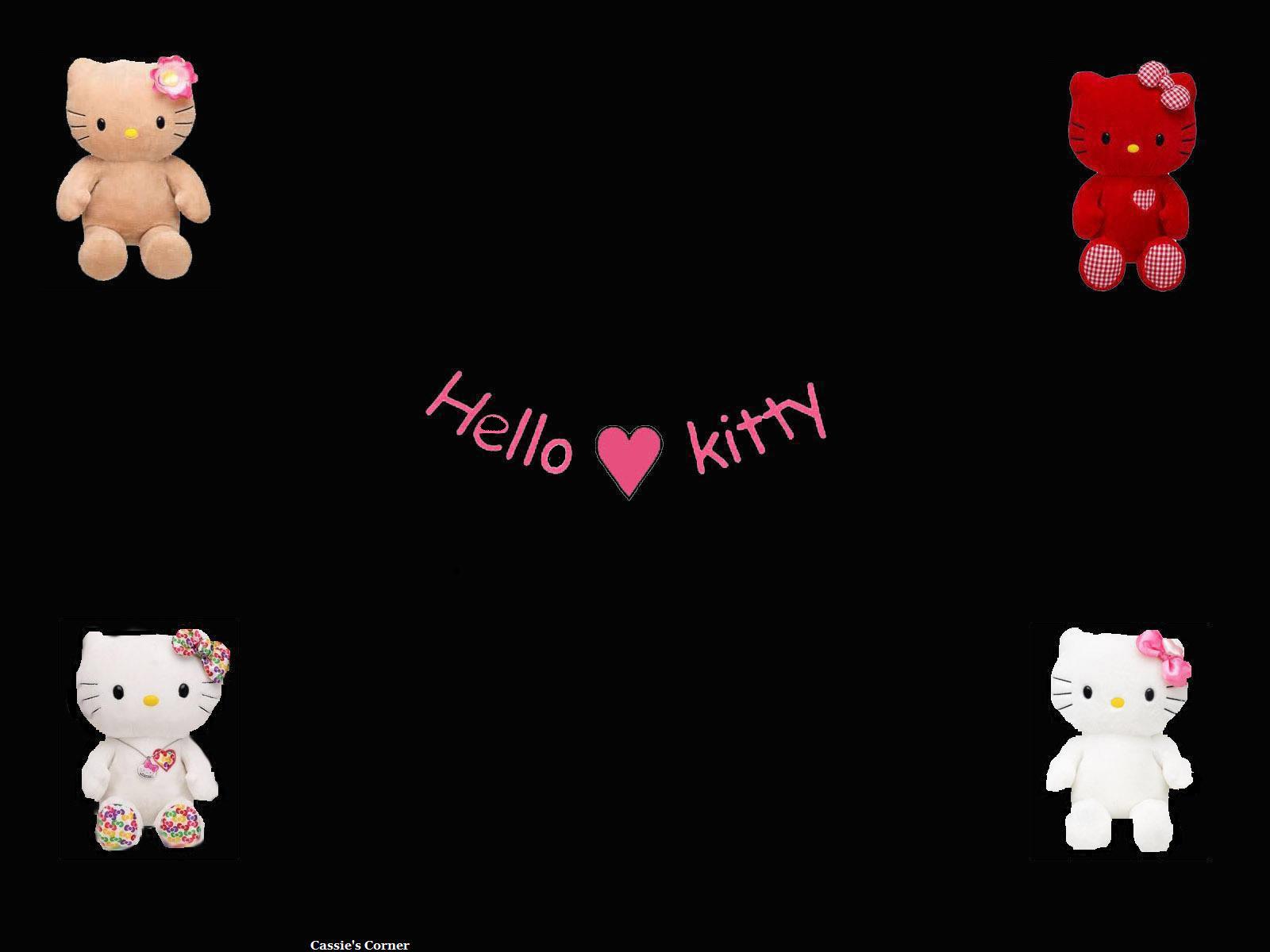 Black And Pink Hello Kitty Wallpapers 1600x1200