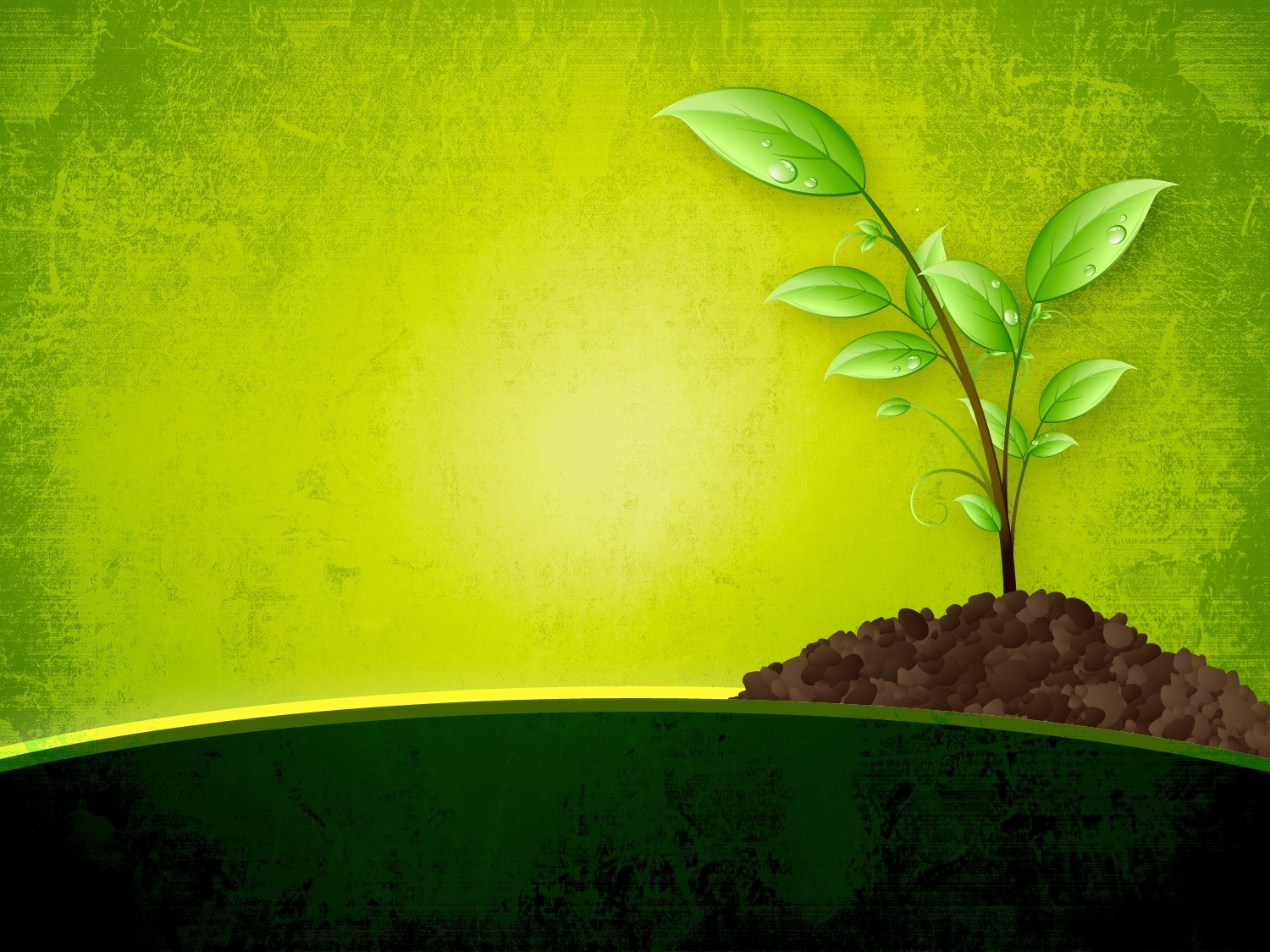 Nature Green Worship Powerpoint Background Ppt