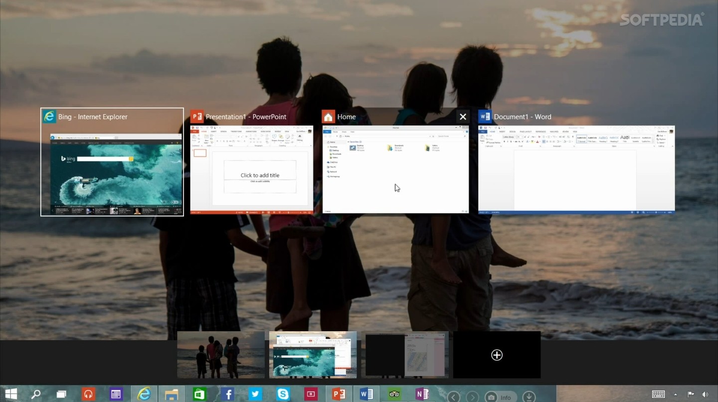 Windows Full Details Start Menu Multiple Desktops Windowed Metro