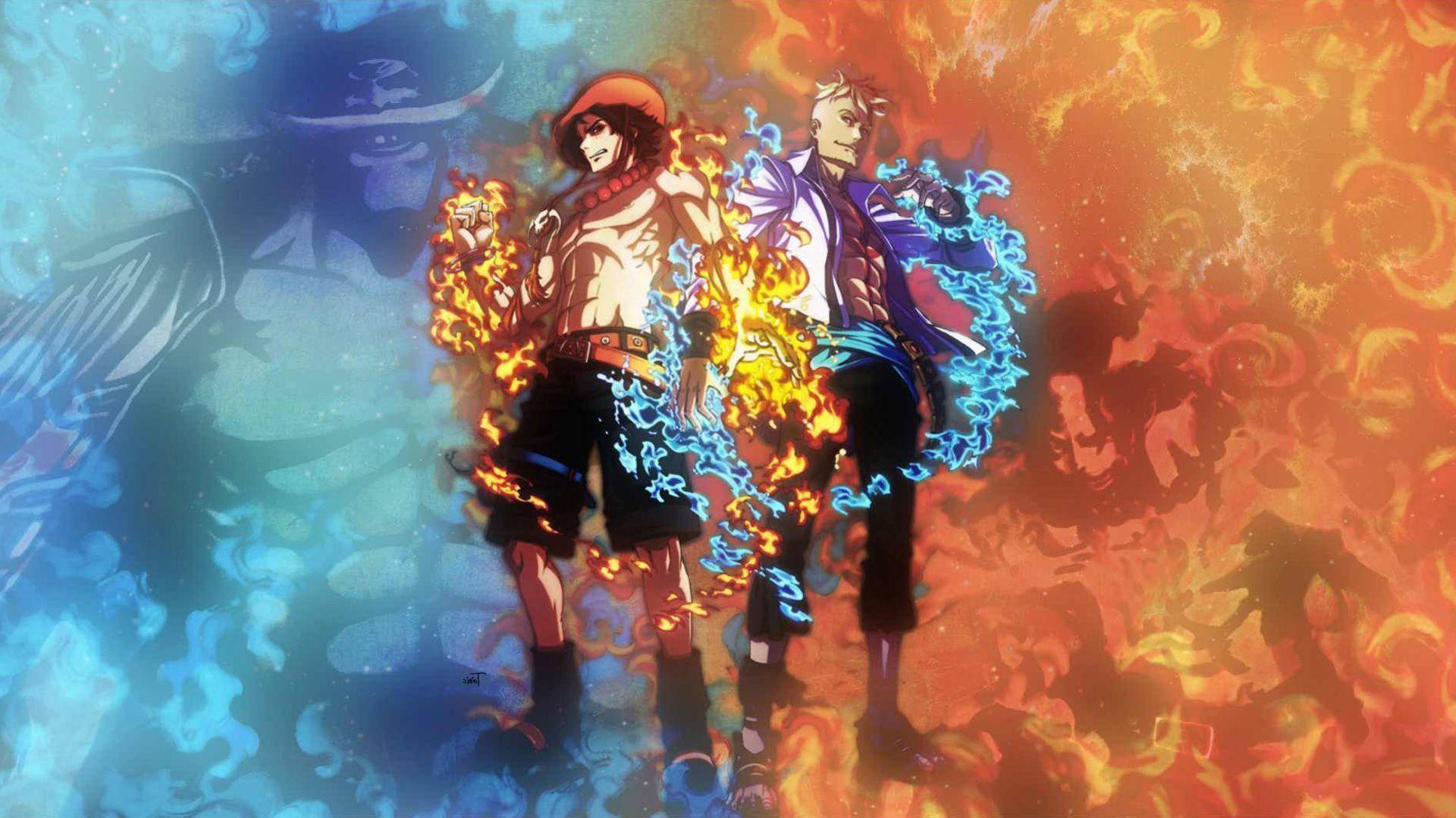 One Piece Ace And Phoenix Wallpaper
