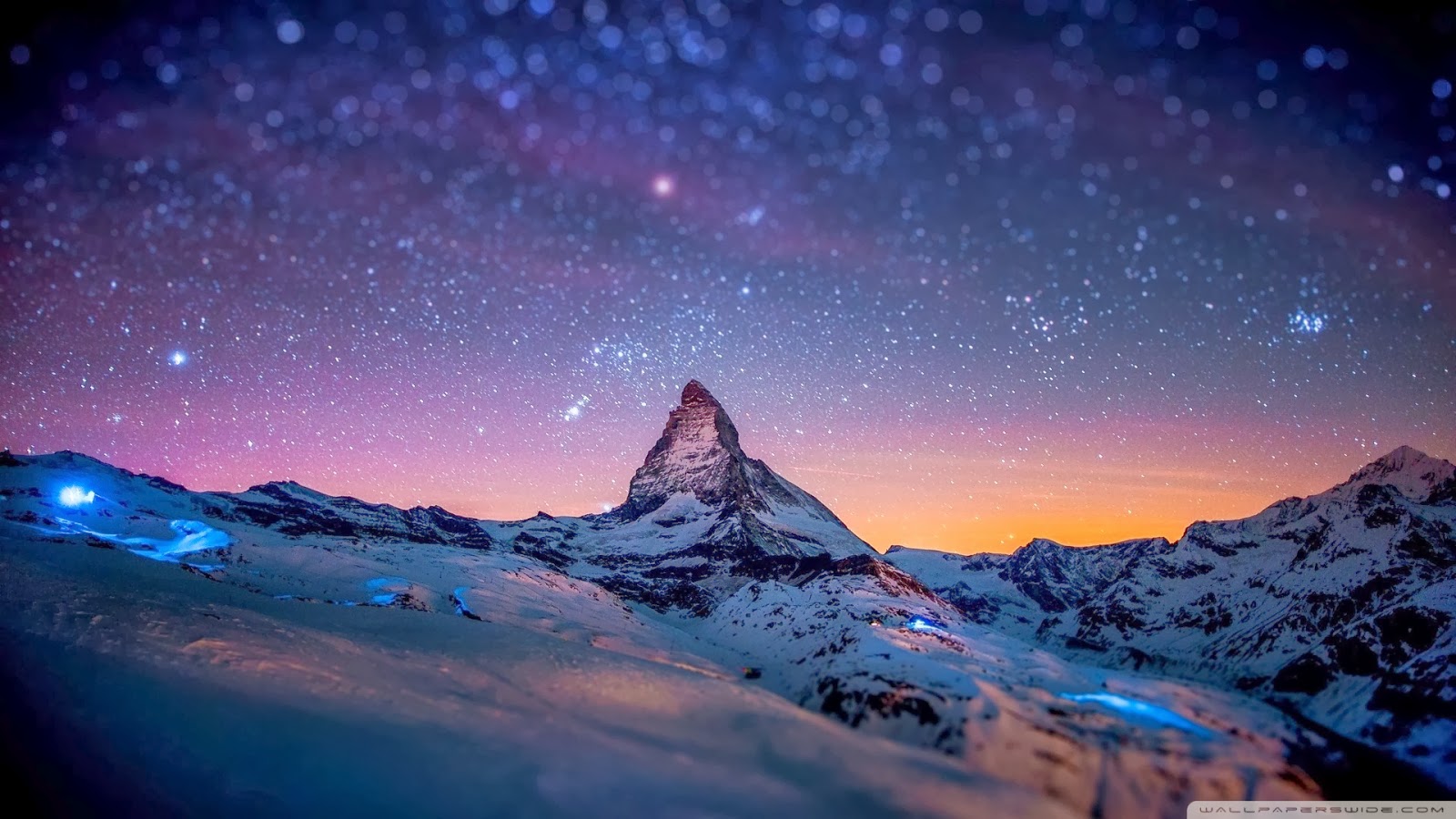 Magic Winter Mountain Wallpaper Desktop And Background