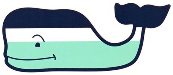 Vineyard Vines Phone Background Whale Sticker