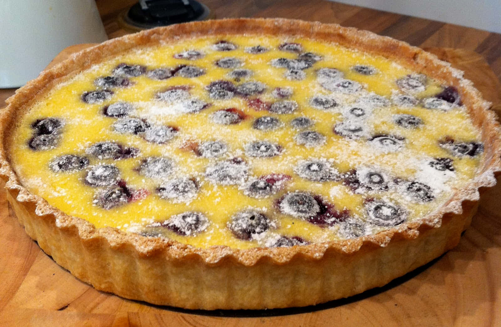 Blueberries Tart Wallpaper