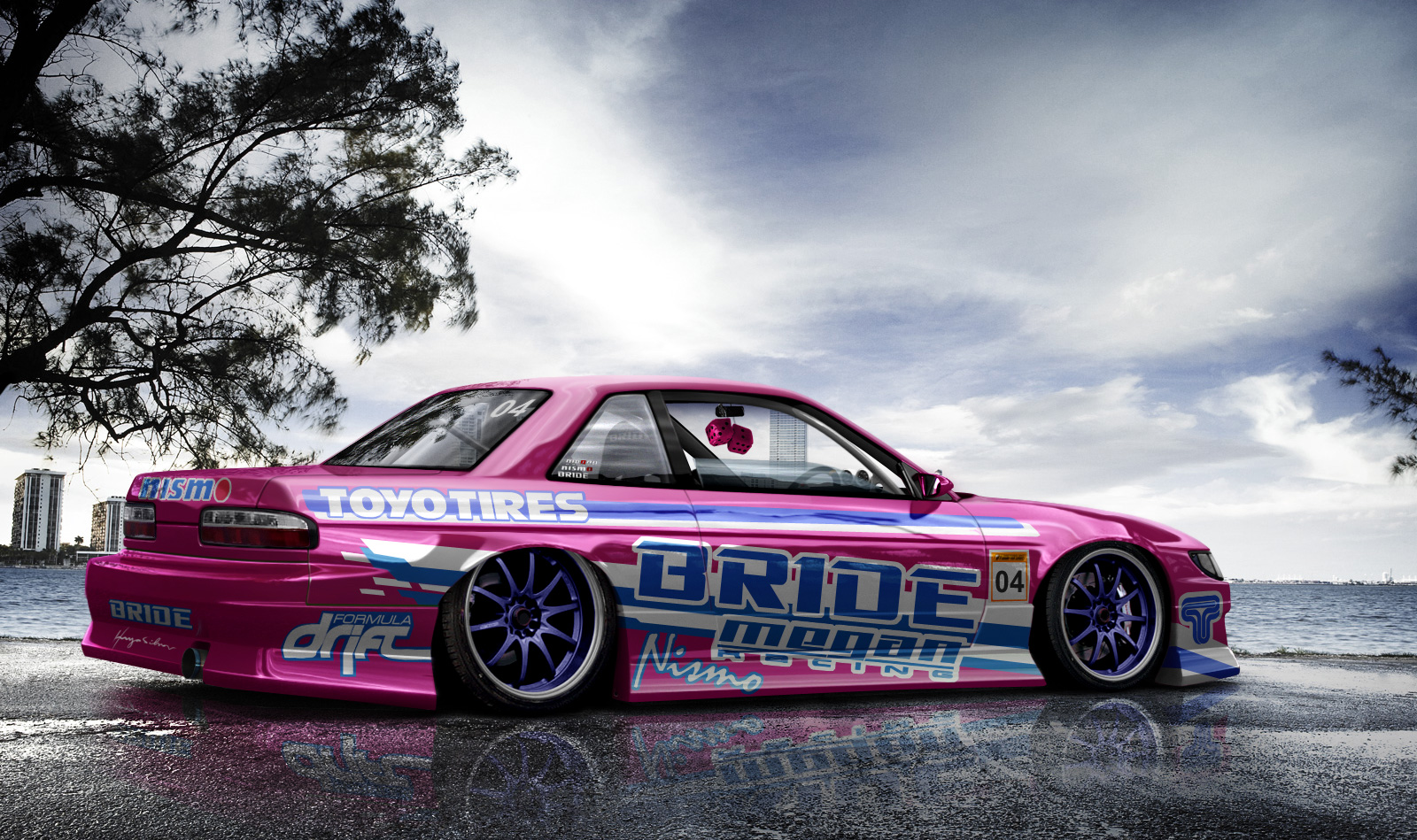 Pink Silvia S13 Wallpaper Jdm Racing