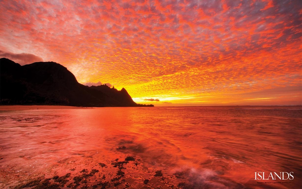 Desktop Wallpaper Background Hawaii Kauai Sunset