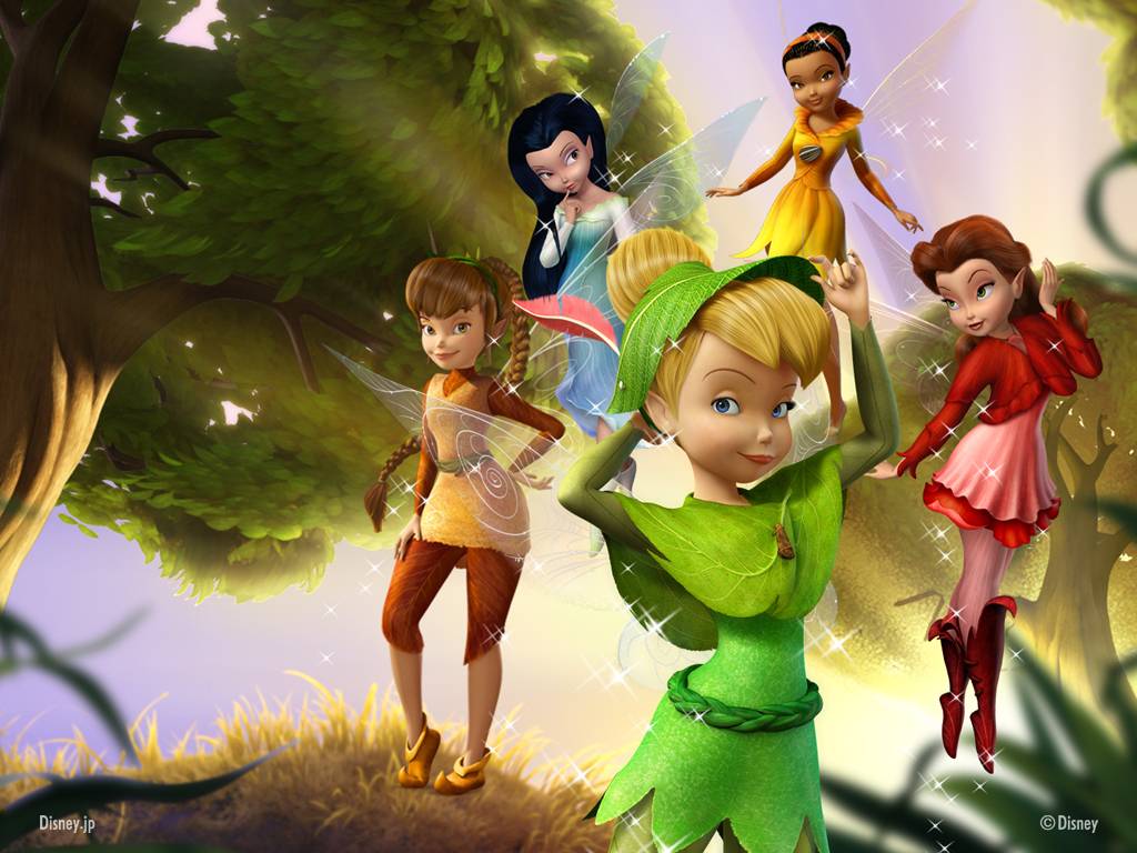 characters of Tinkerbell and Lost Treasure by Disney Fairies