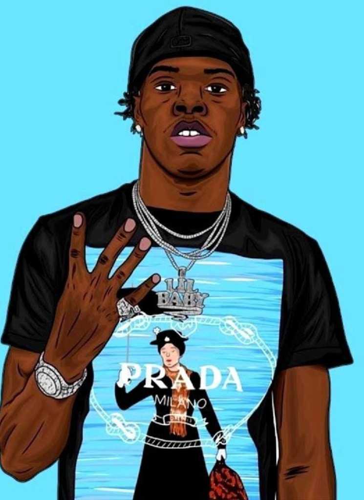 Cartoon Lil Baby Wallpaper
