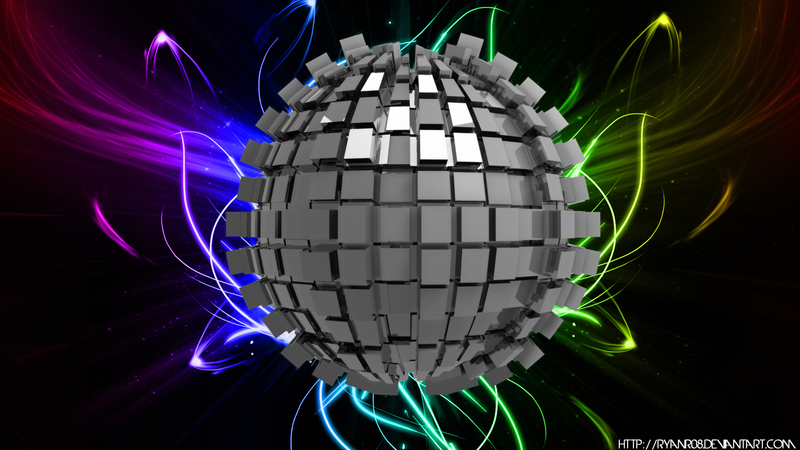 Extreme 3d Abstract Sphere Wallpaper By Ryanr08