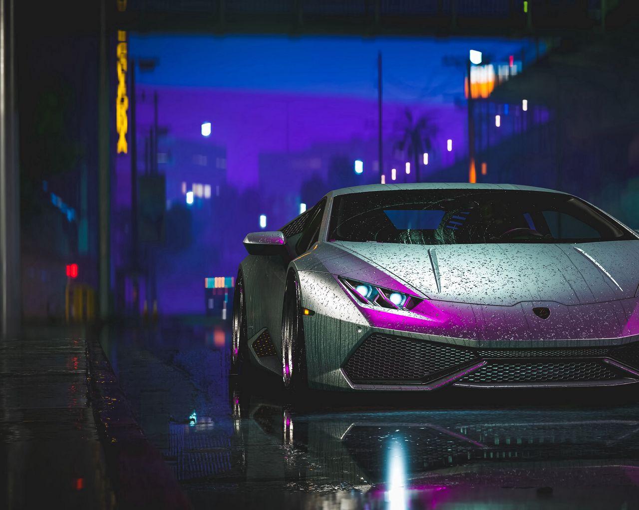 Wallpaper Lamborghini Aventador