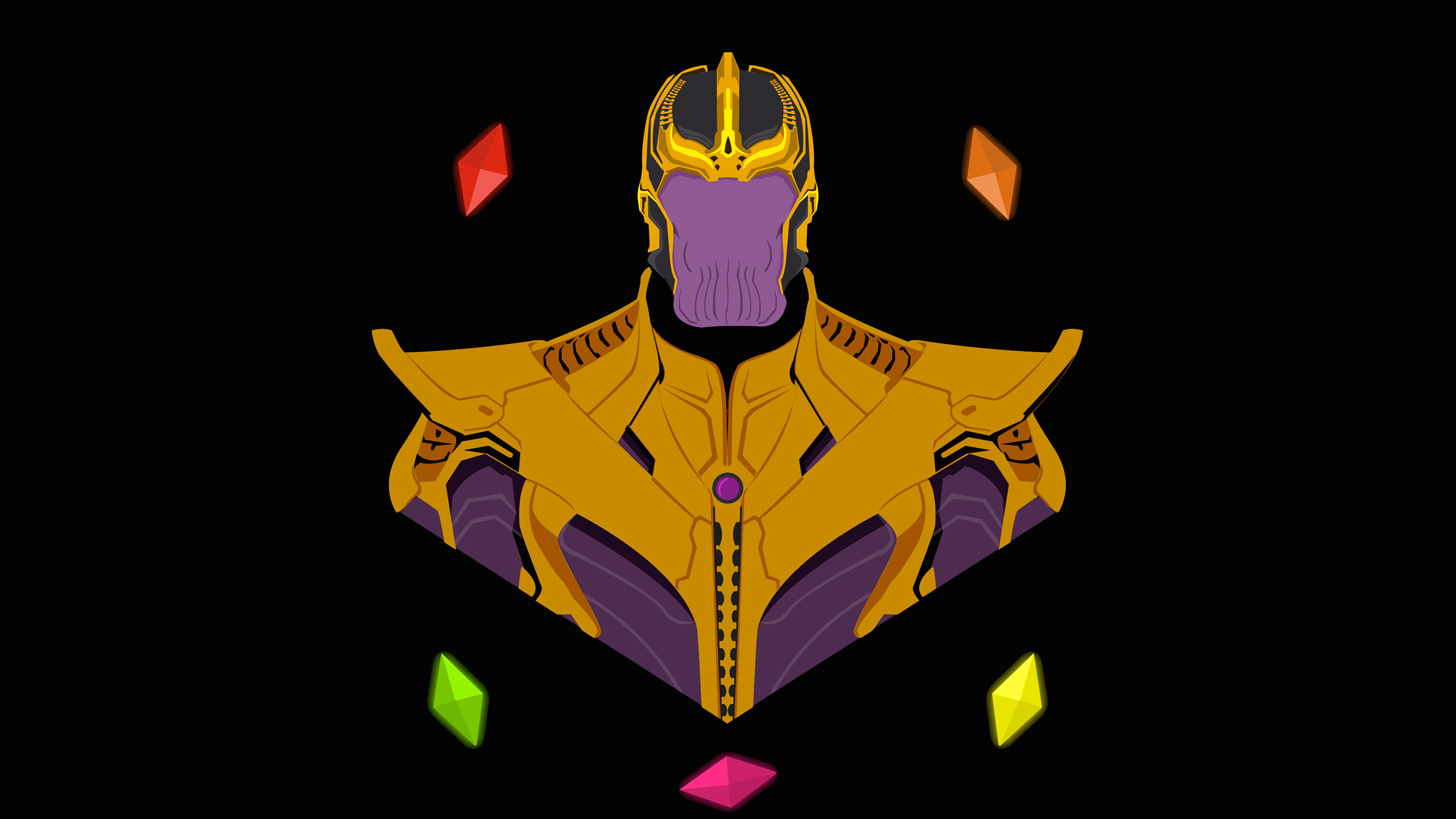 Thanos Infinity Stone Pop Art Wallpaper HD Movies 4k Image