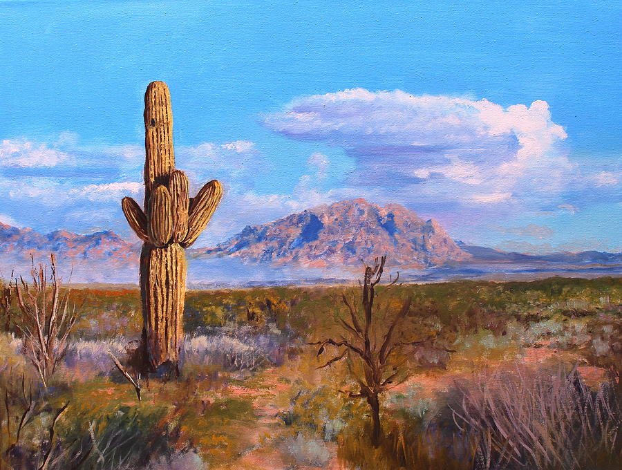 Desert Scene Painting 900x680