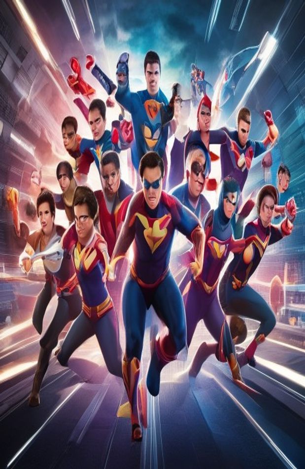 3d Super Heroes Wallpaper