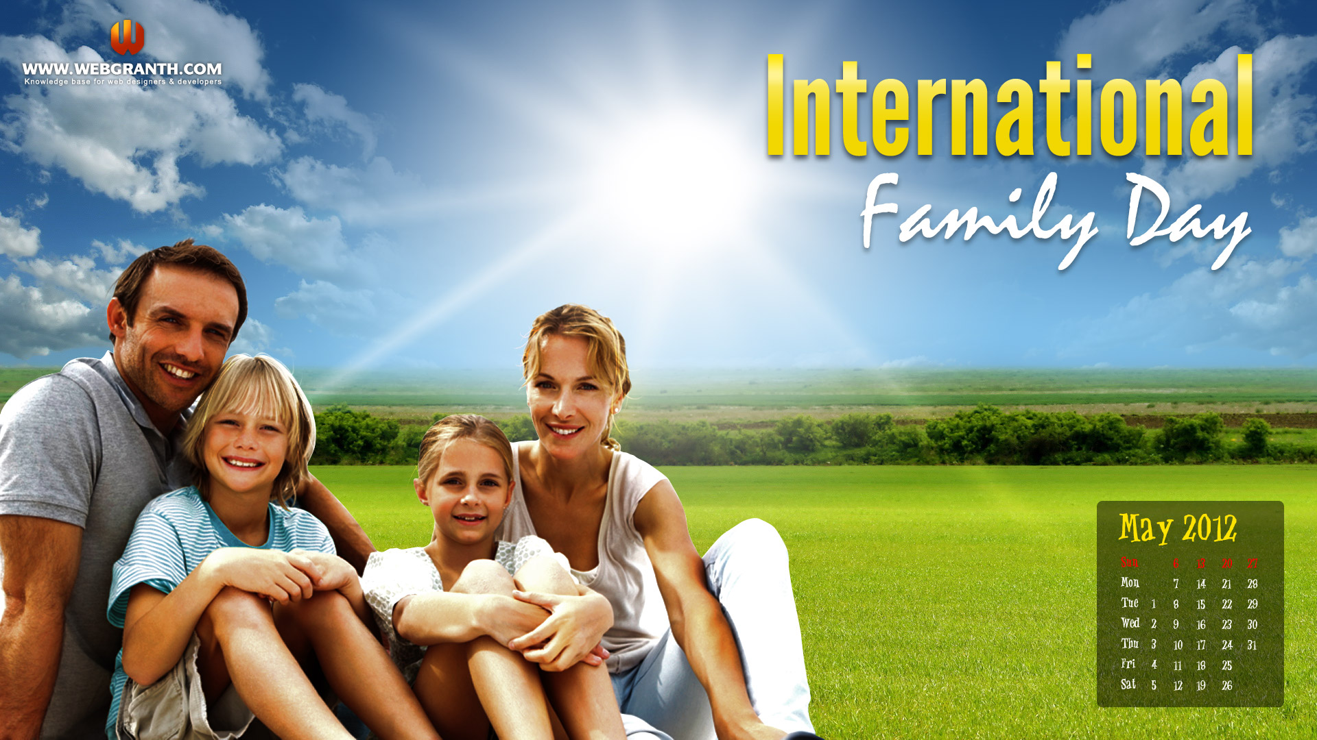 Download free Desktop International Family Day Wallpaper   Webgranth