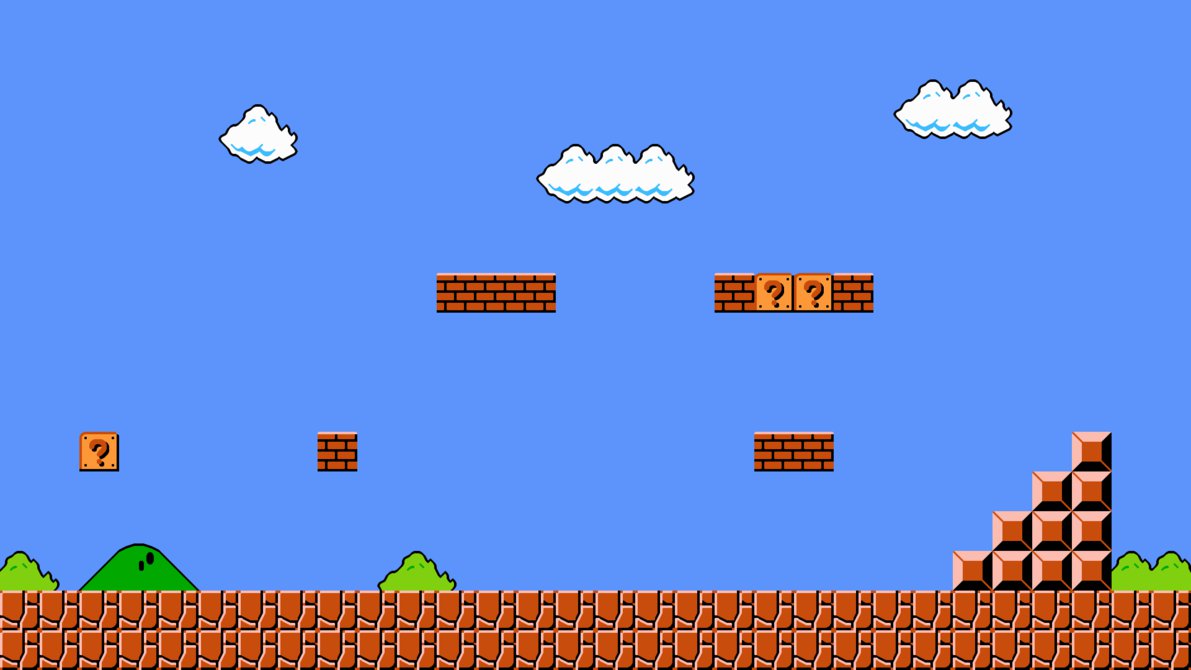 Super Mario Bros Wallpaper HD Flat By Wougie89
