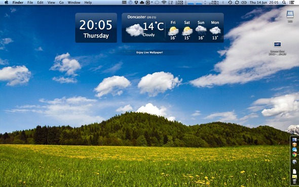 mac desktop weather radar