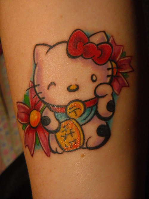 Hello Kitty Maneki Neko Tattoo Digitalhint