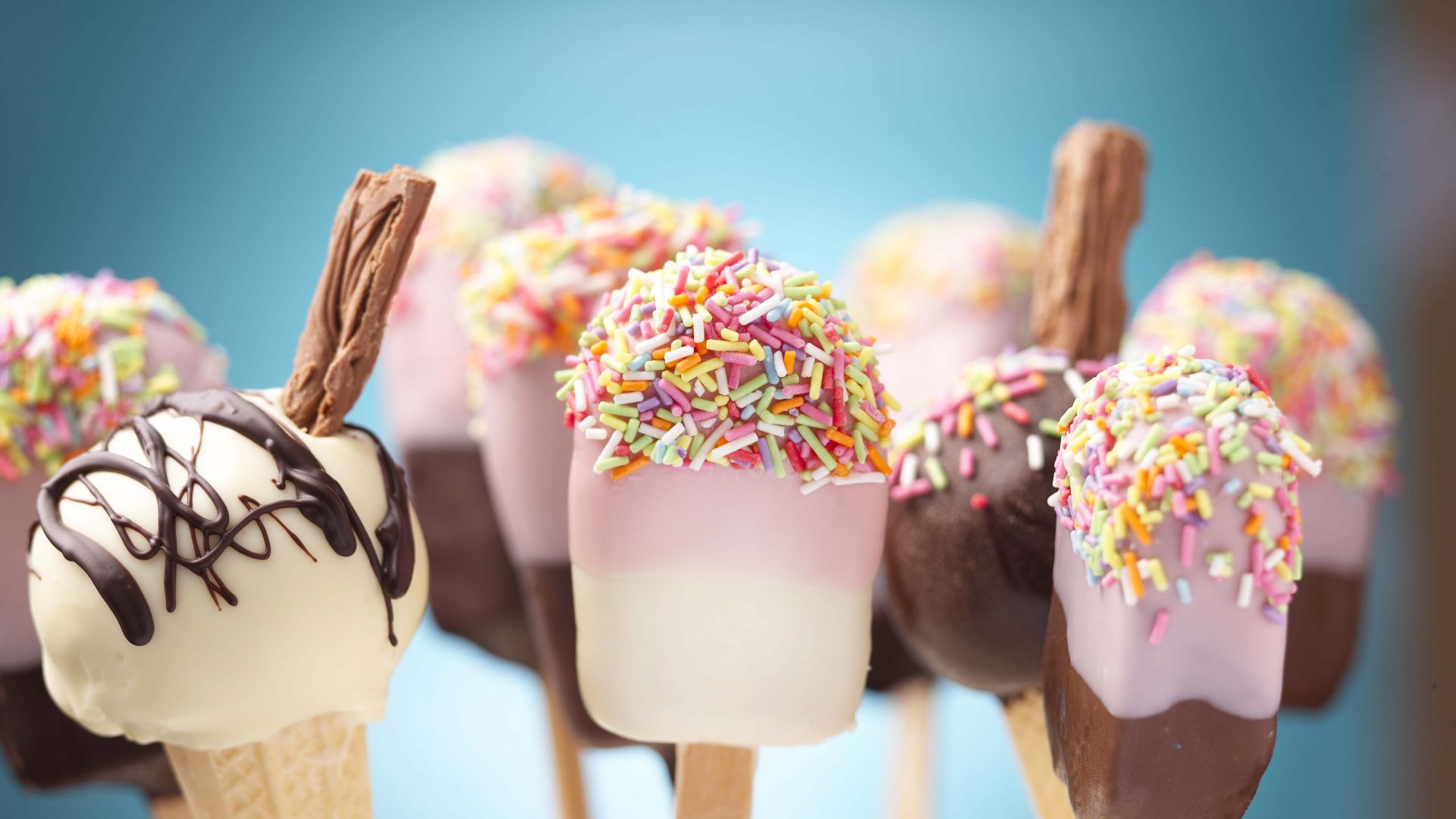 Desktop Wallpaper Ice Cream Candy Close Up HD Image Picture