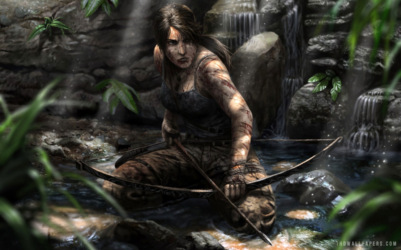 Lara Croft Art HD Wallpaper IHD