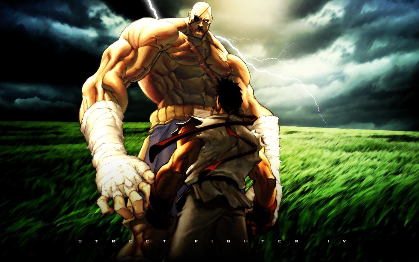 Street Fighter Sagot Vs Ryu Wallpaper Background Fighting