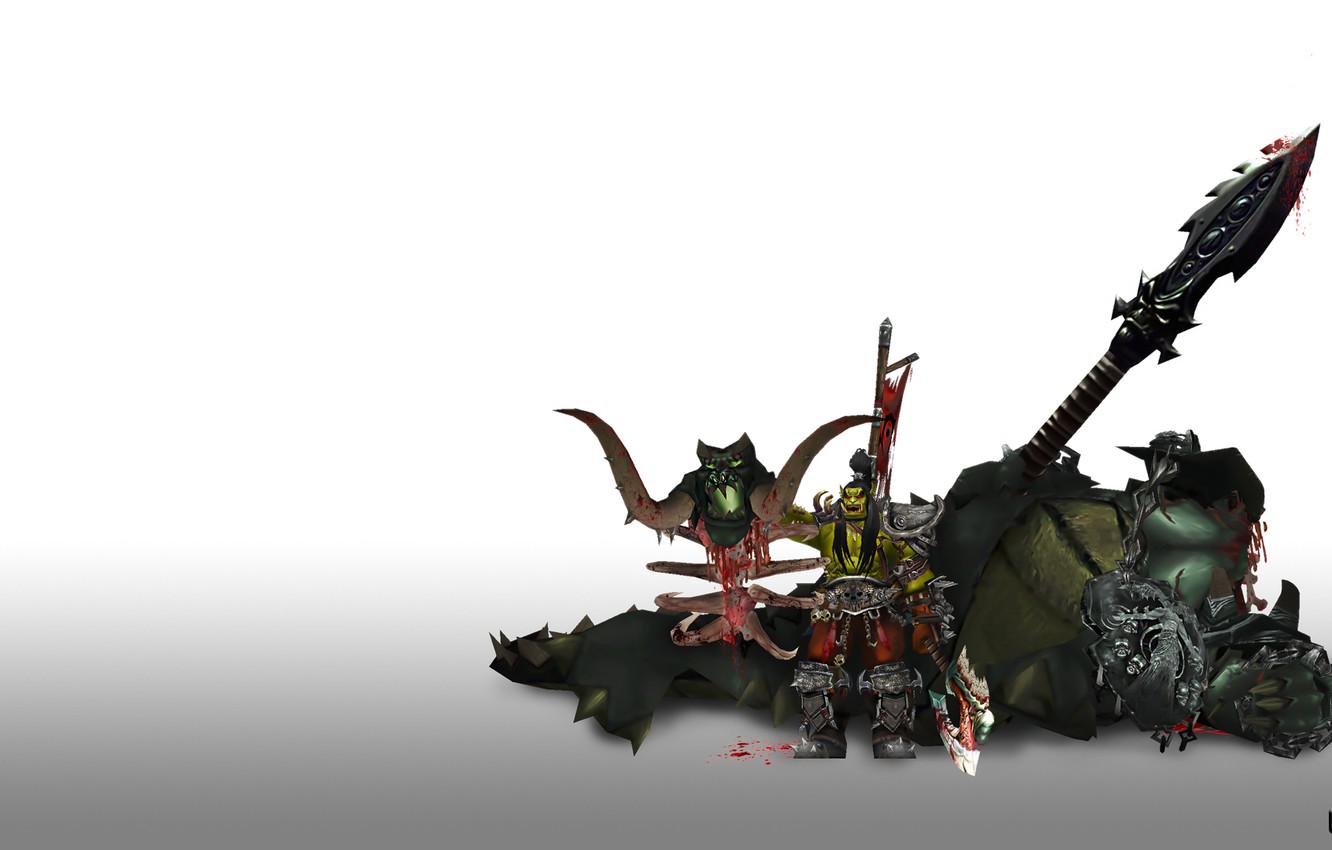 Wallpaper The Demon Warrior Orc Warcraft Wow World Of