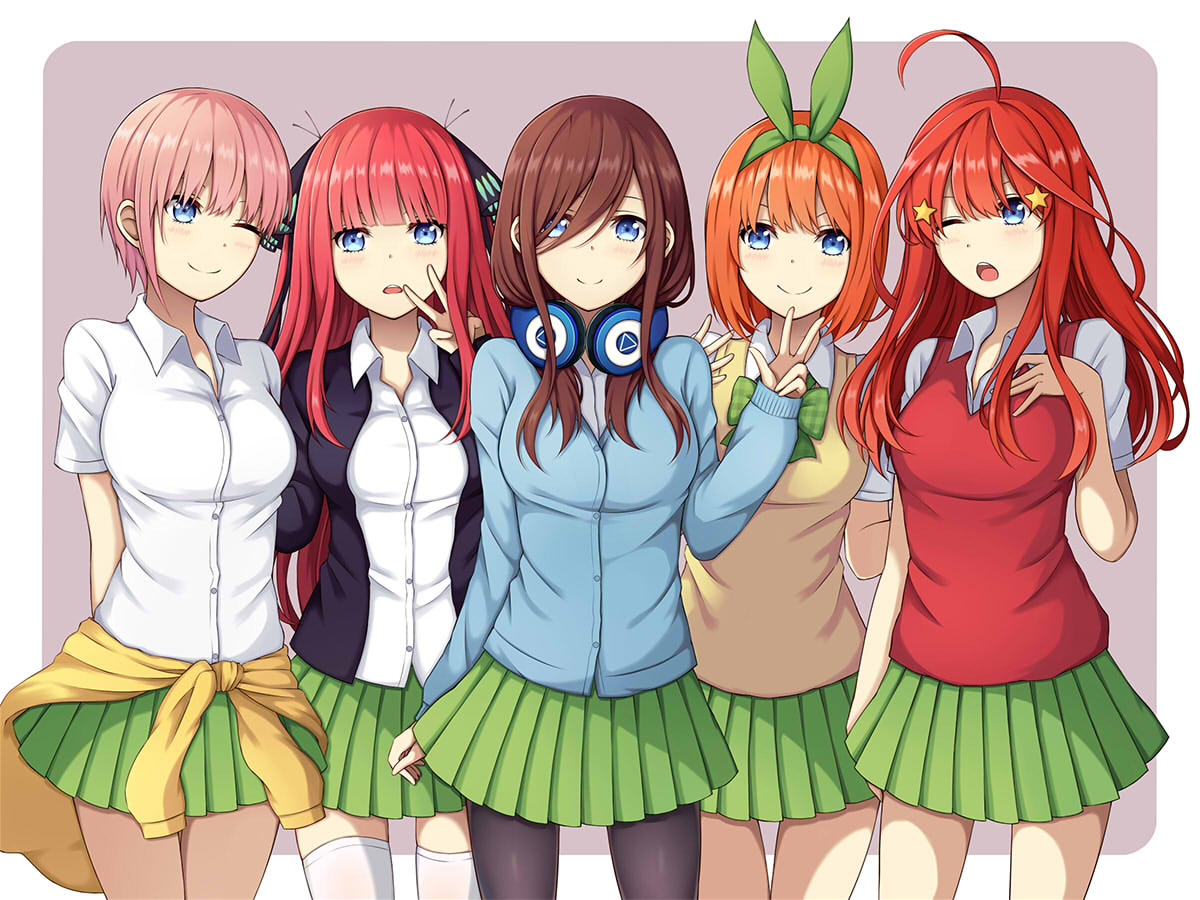 Mobile wallpaper Anime Itsuki Nakano Gotoubun No Hanayome The  Quintessential Quintuplets 1350409 download the picture for free