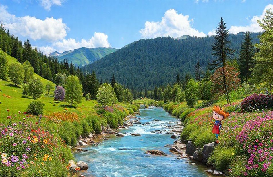 Santa Banta Nature Wallpaper