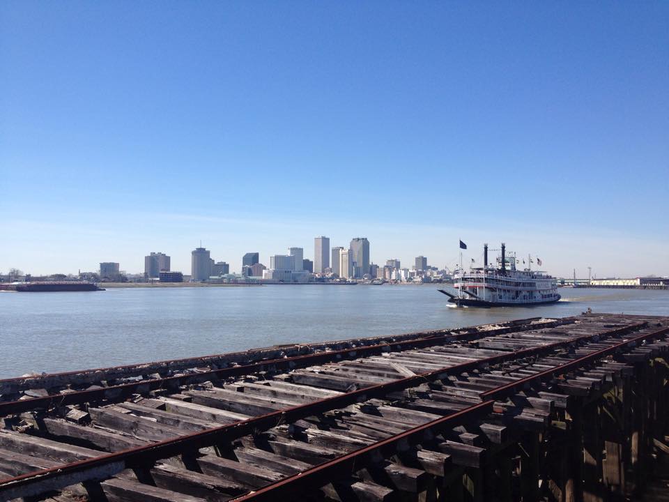 New Orleans Skyline Wallpaper Steamboat
