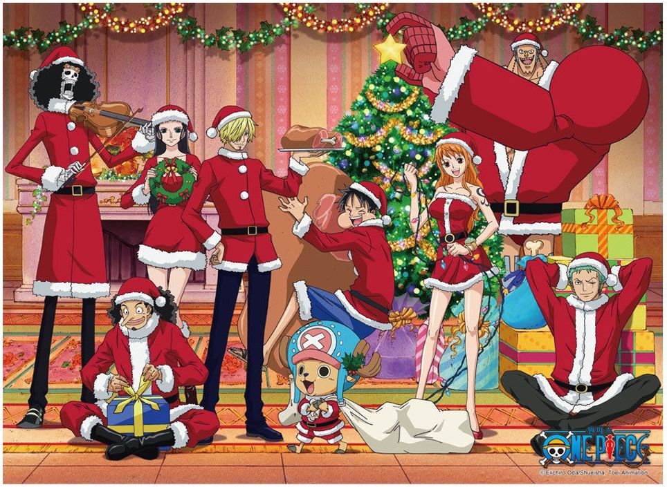 One Piece Christmas Anime Wallpaper