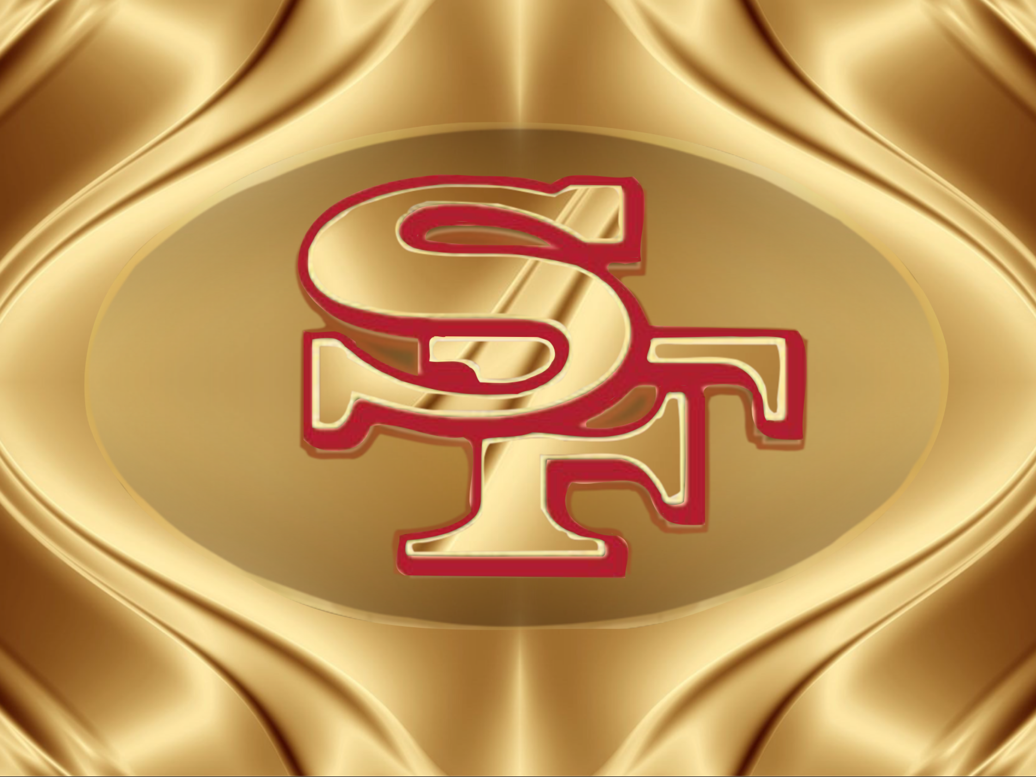 49ers Logo Gold