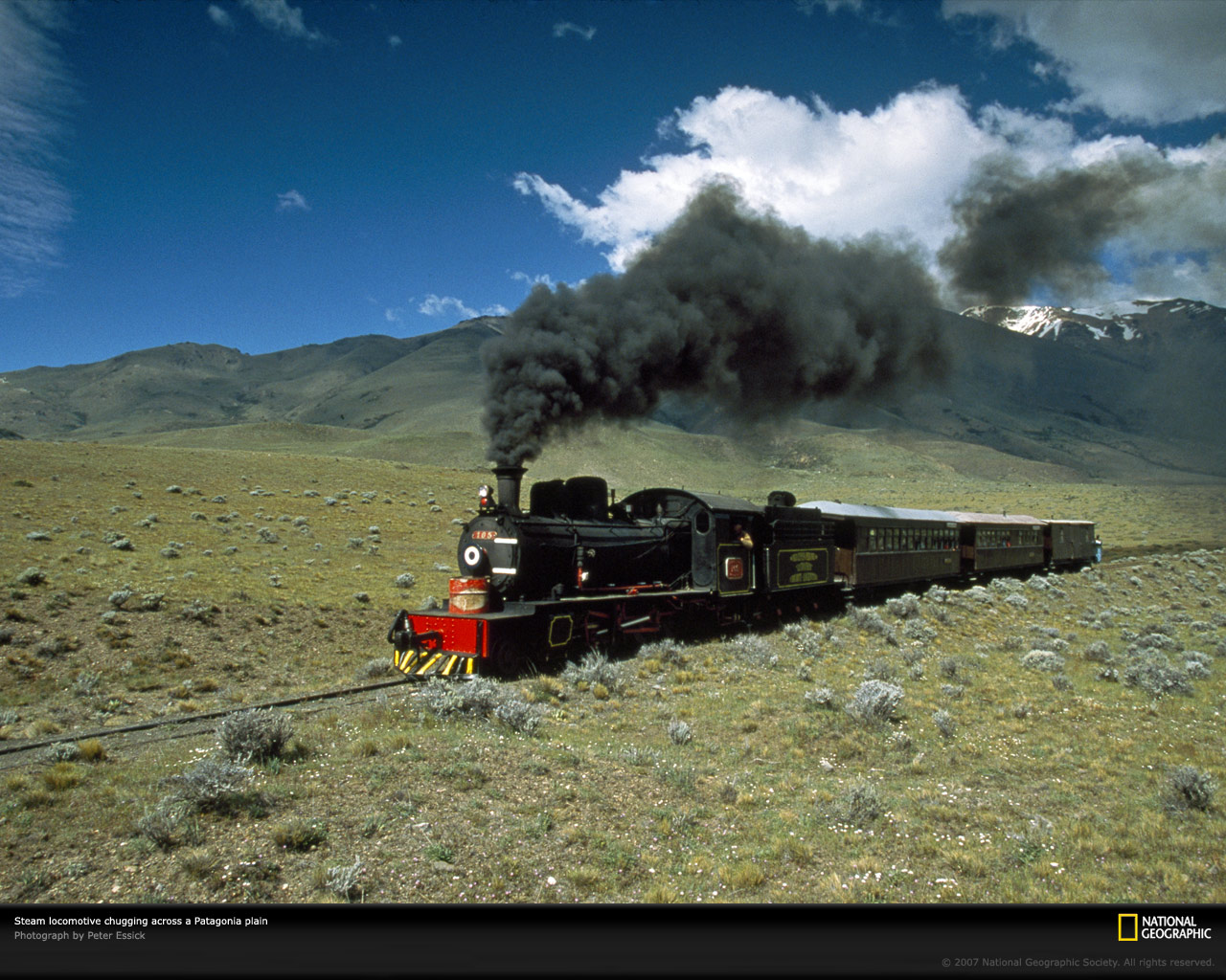 Steam Lootive Train Picture Plains Wallpaper Photos