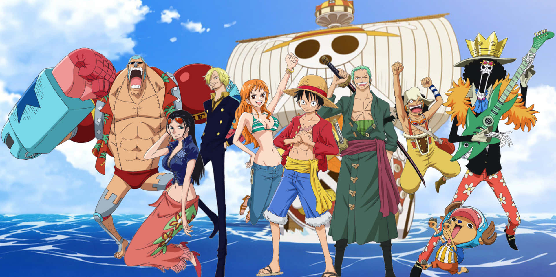 Straw Hat Pirates Crew Wallpaper