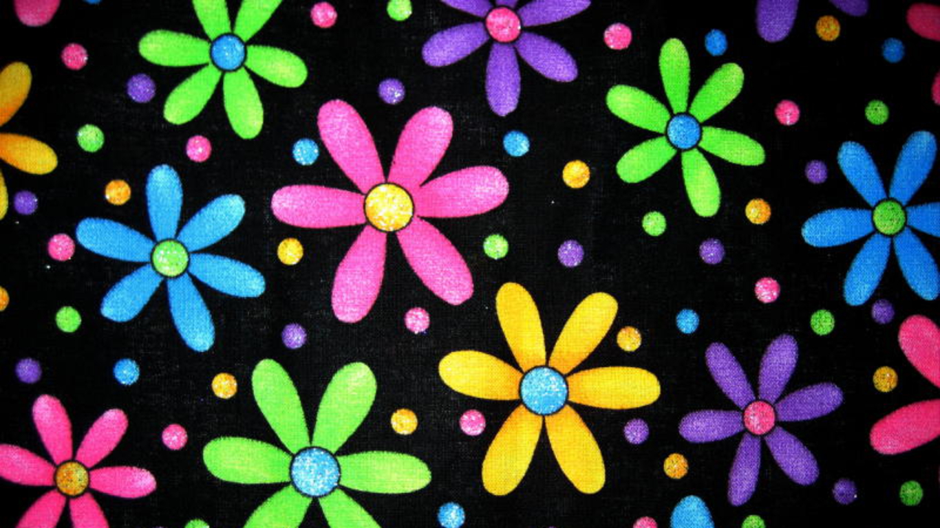 Bright Colors Image Dizzy Daisies HD Wallpaper And