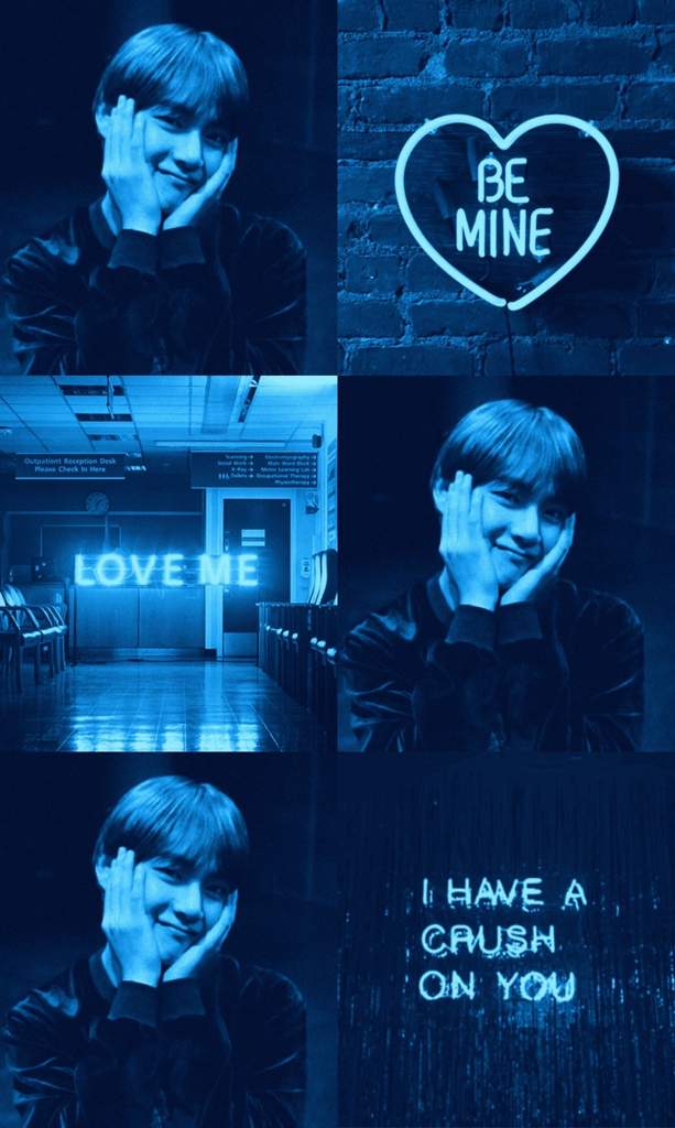 Woah I M Done Bts Member Blue Aesthetic Wallpaper Army S Amino