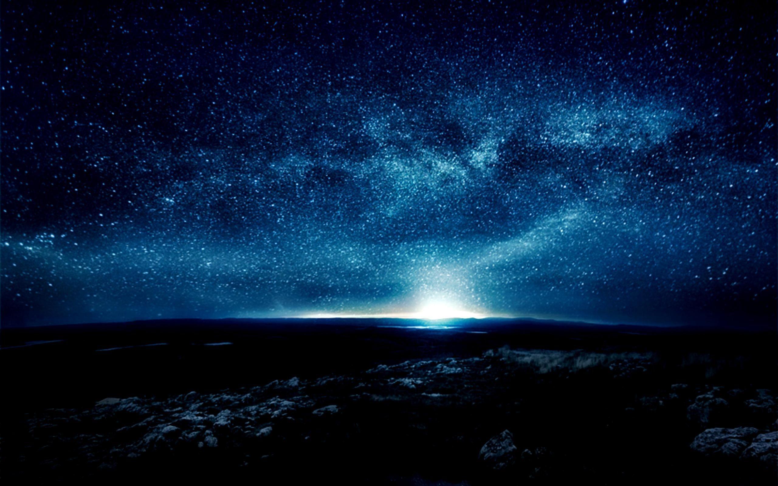 Beautiful Starry Night Sky Wallpaper