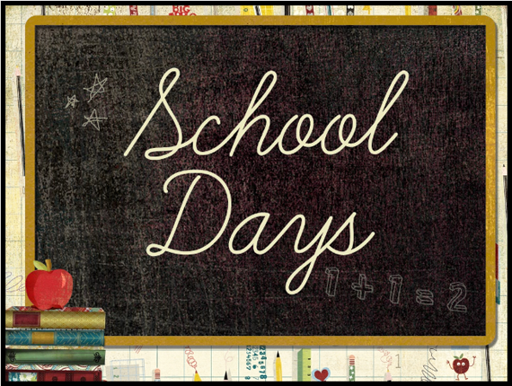 School Days Slideshow Year Album Basicgrey