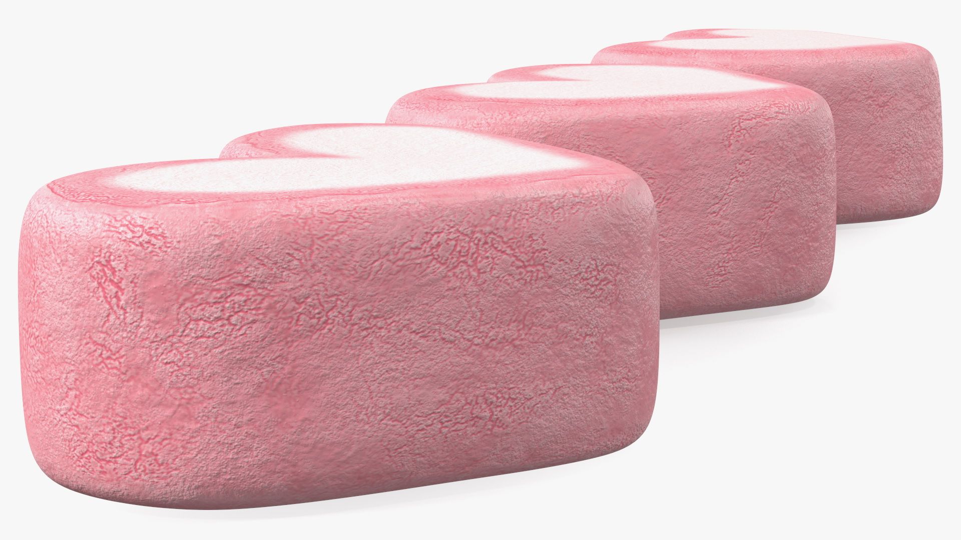 Shaped Marshmallows Collection 3d Model Wallpaper