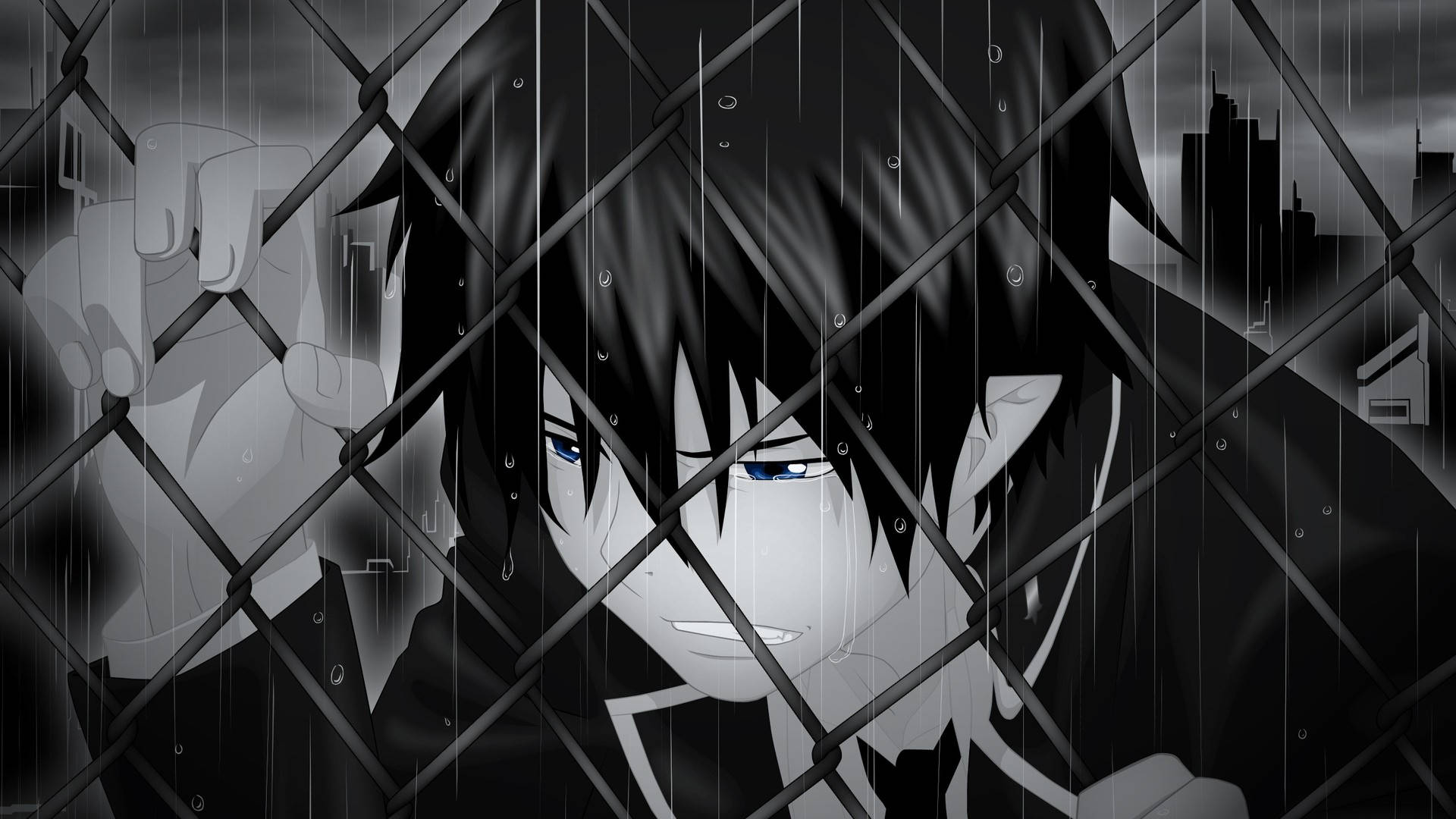 Anime Boy Dark Wallpaper
