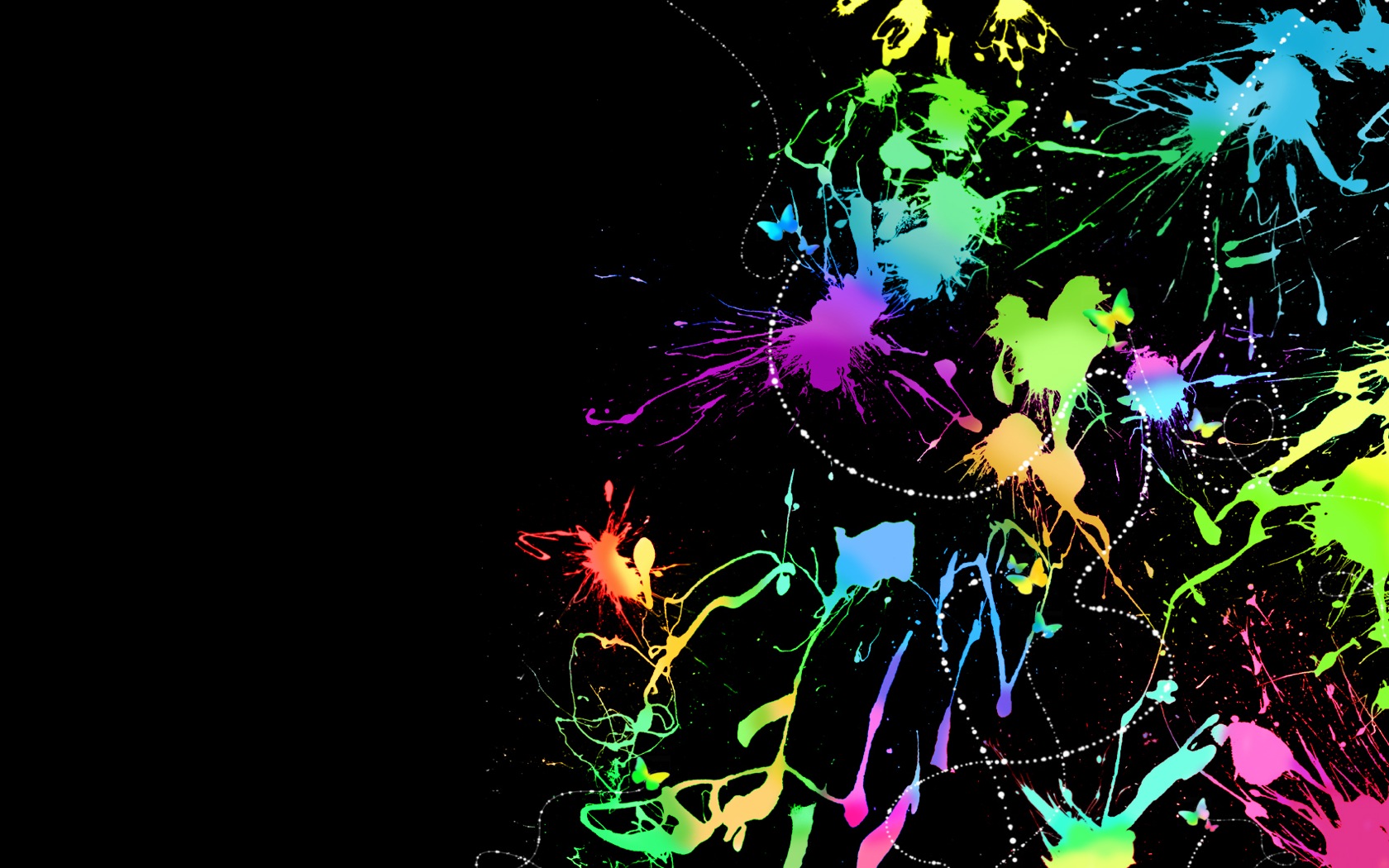  46 Colorful  Wallpaper  with Black  Background  on 