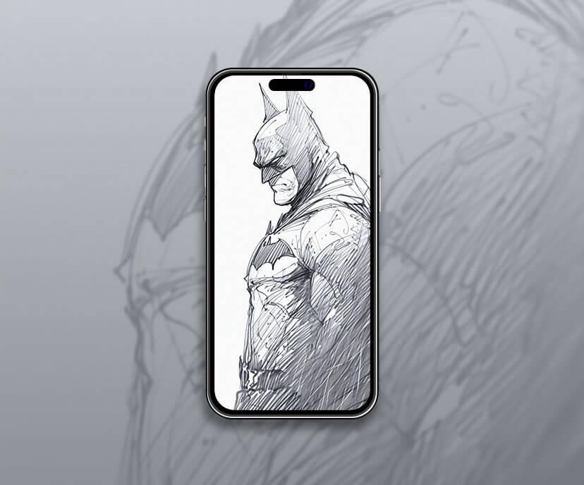 Batman Sketch Art Wallpaper Cool Dc HD