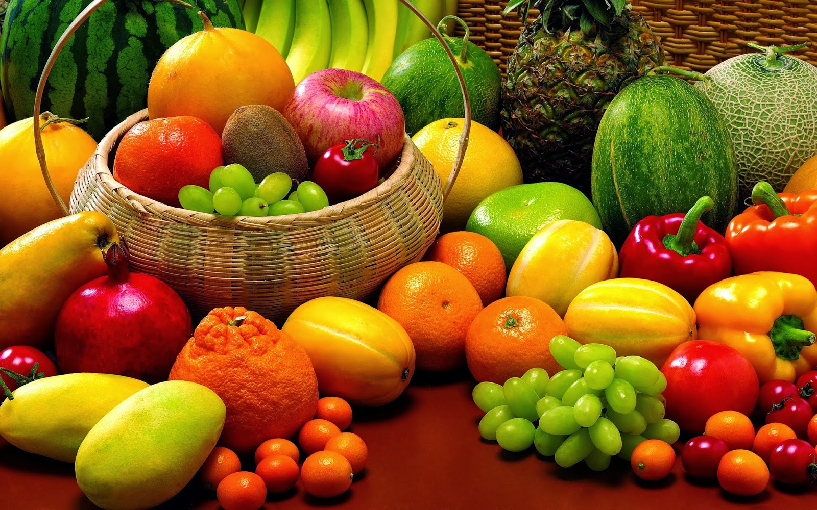 Fruits And Vegetables HD Wallpaper