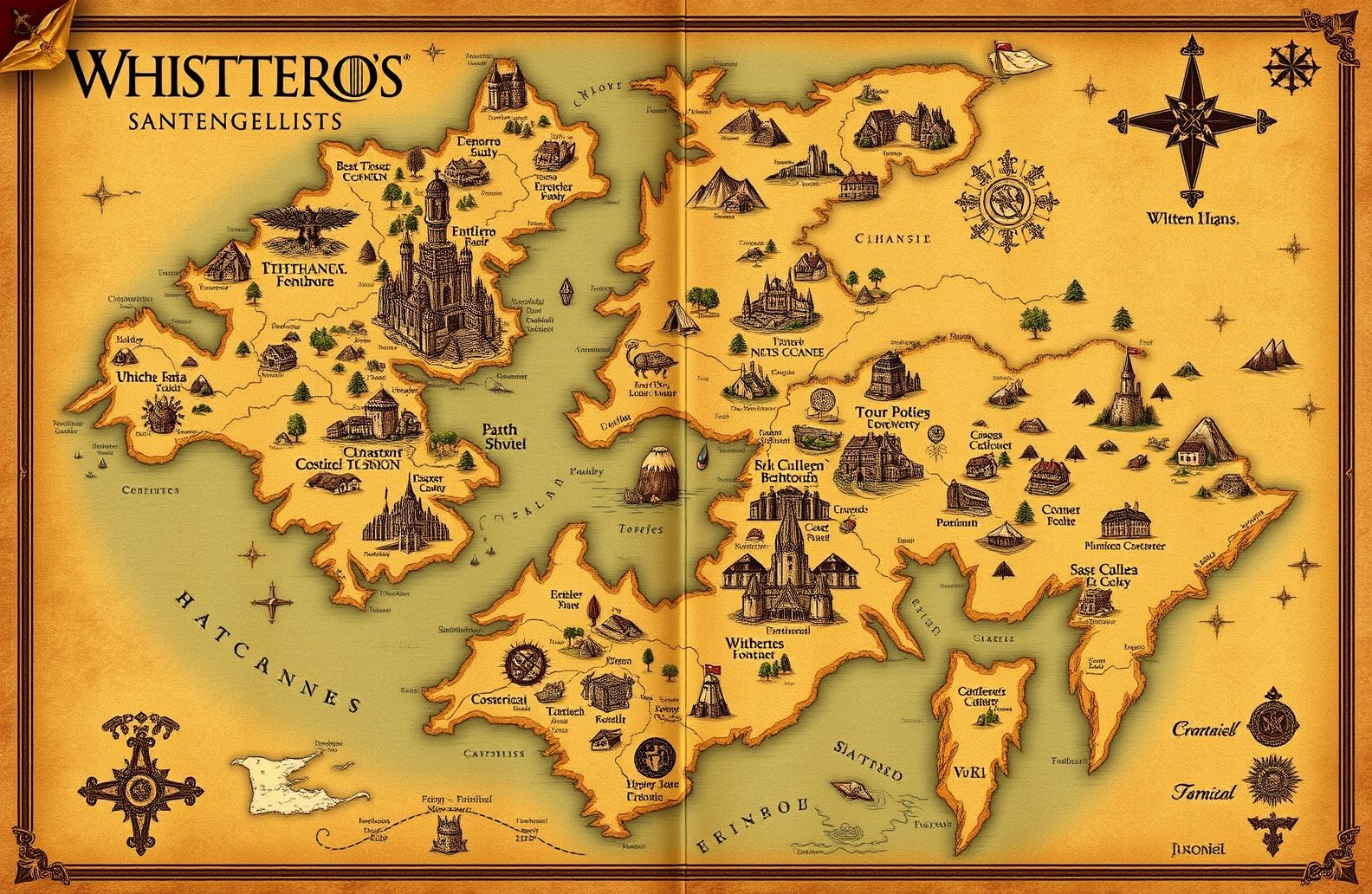 Westeros Map Wallpaper