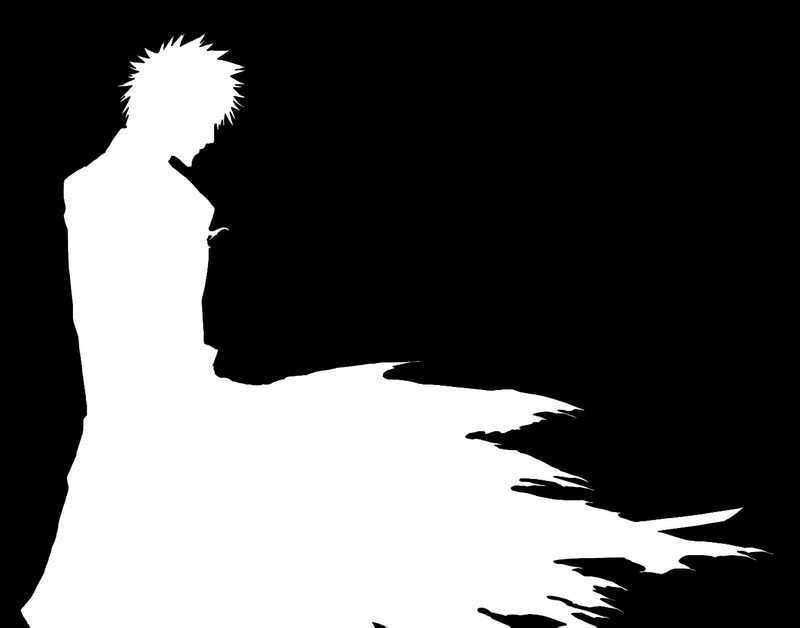 Bleach Kurosaki Ichigo Silhouette Bankai Wallpaper Anime